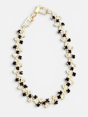 Cobalt and Clear Crystal Bracelet